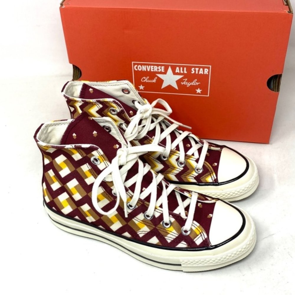 Converse Chuck 70 High Sneakers Skate For Women Shoes Multicolor Canvas A04304C - Picture 9 of 11
